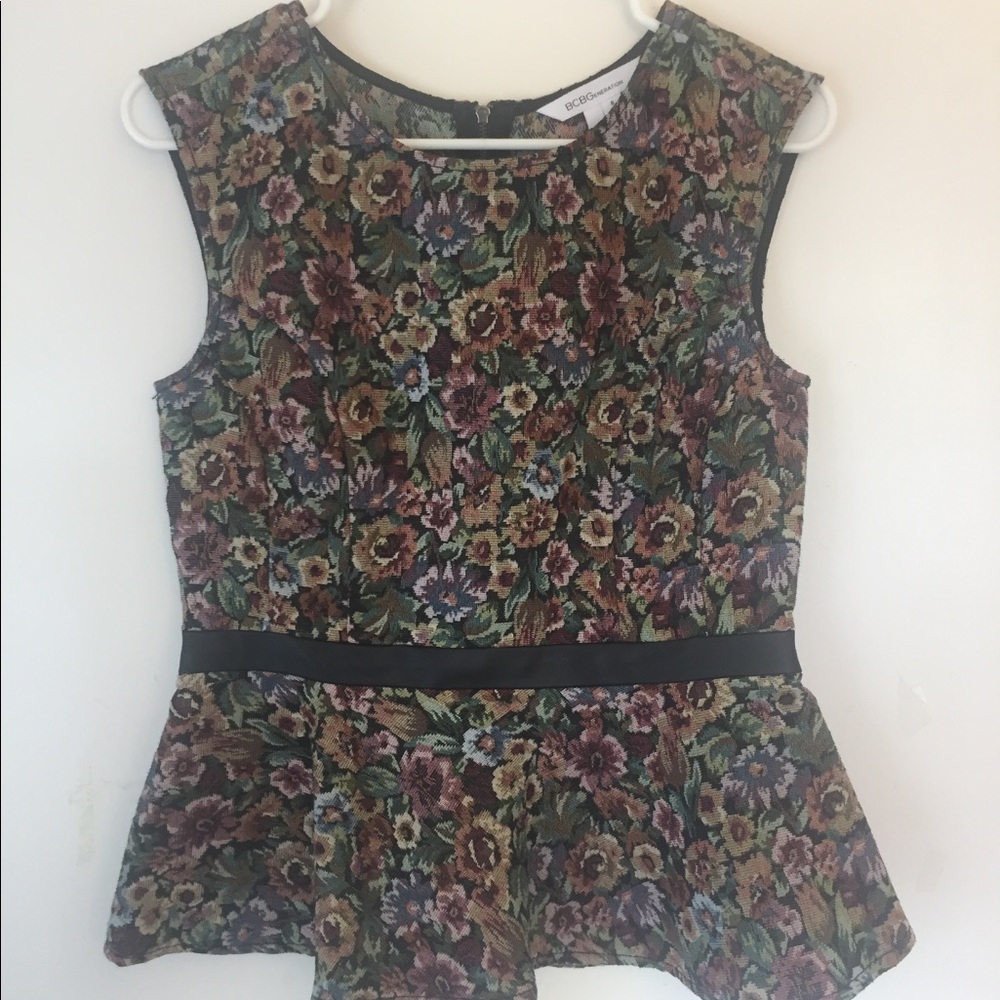 BCBGeneration Peplum Top